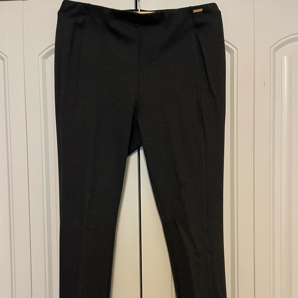 T Tahari Women's Charcoal Dress Pants
